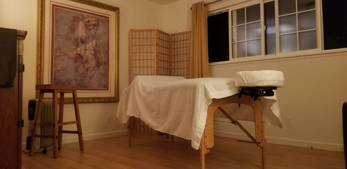 Private studio setup, view 1